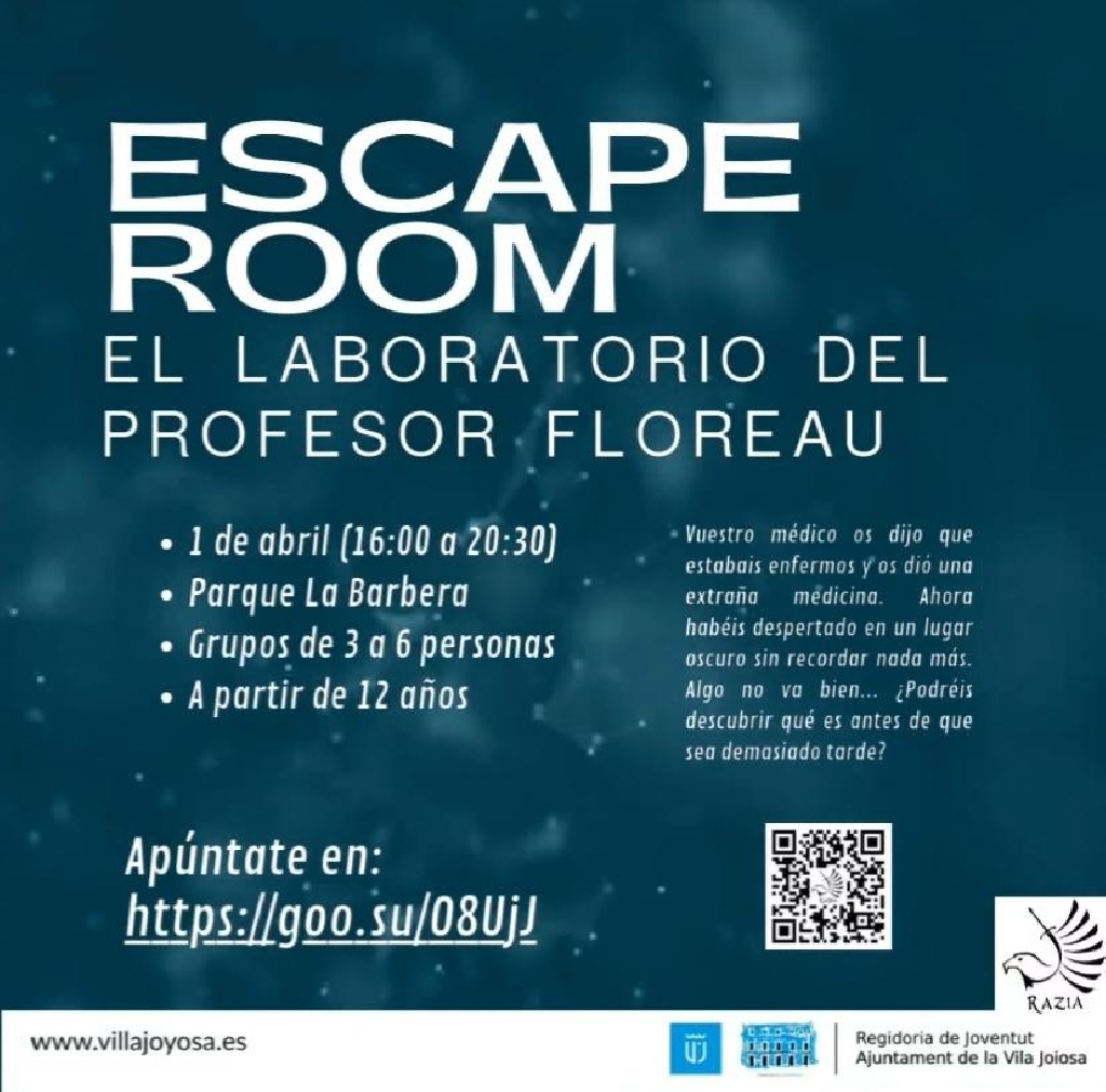 Escape Room "El Laboratori del Dr. Floreau" l'1 d'abril, dia de la Mona.