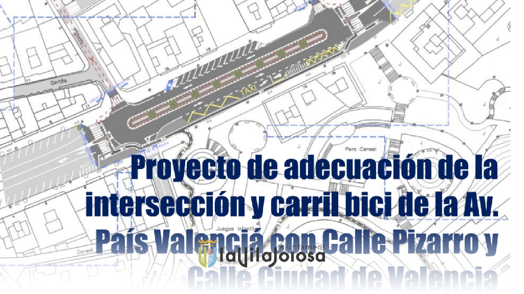 La Junta de Govern Local de la Vila Joiosa aprova el projecte de la rotonda d'intersecció de l'av. País Valencià amb carrer Pizarro i Ciutat de València
