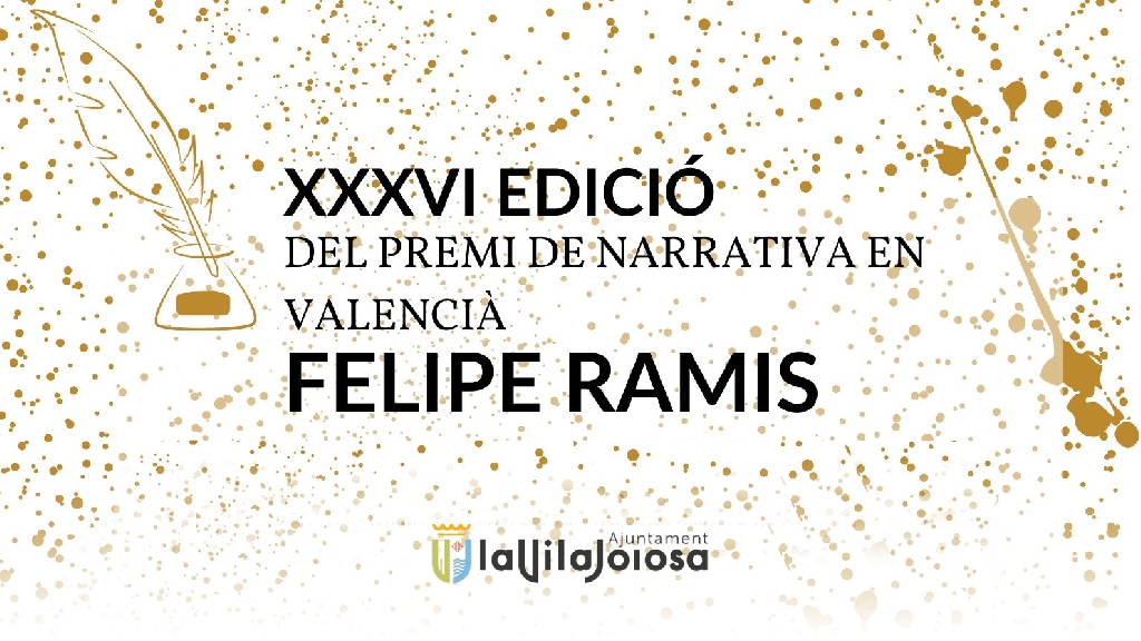 La Vila Joiosa convoca la XXXVI edición del ‘Premi de Narrativa en valencià Felipe Ramis’